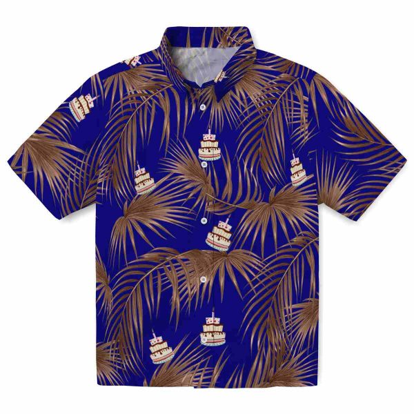 Birthday Leafy Palms Hawaiian Shirt Best selling