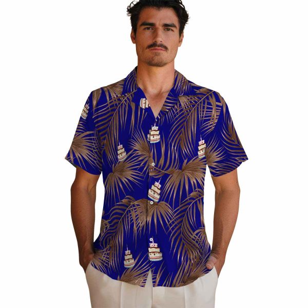 Birthday Leafy Palms Hawaiian Shirt High quality