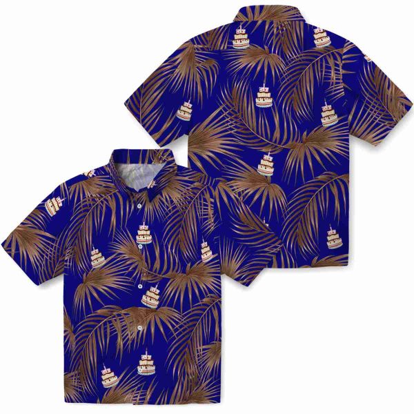 Birthday Leafy Palms Hawaiian Shirt Latest Model