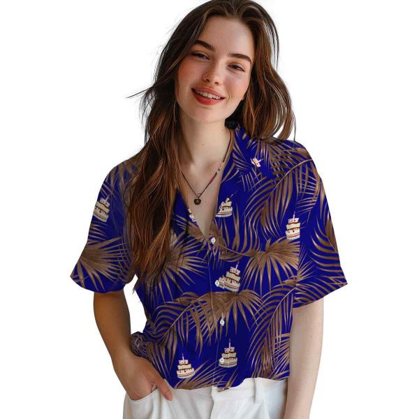 Birthday Leafy Palms Hawaiian Shirt Trendy