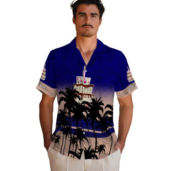 Birthday Sunset Pattern Hawaiian Shirt High quality