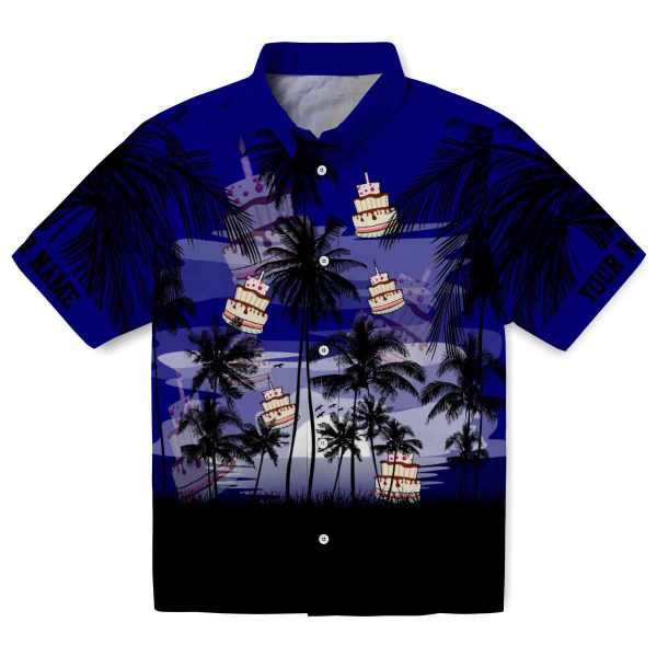 Birthday Sunset Scene Hawaiian Shirt Best selling