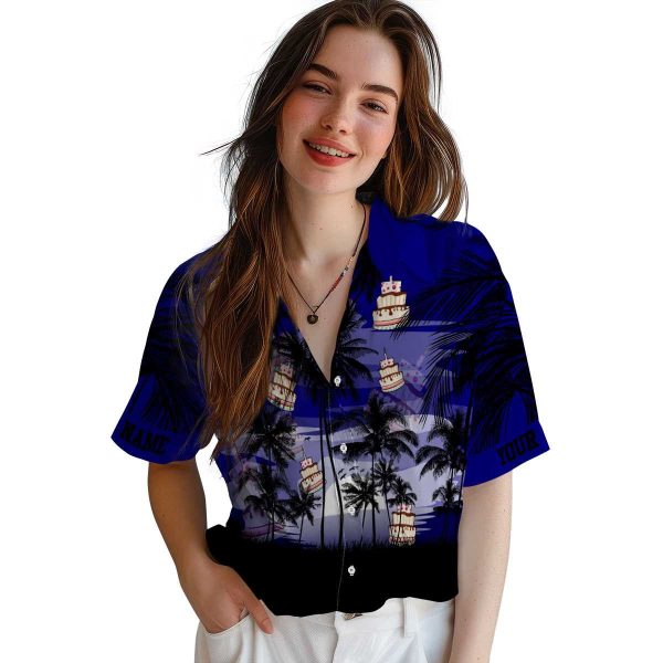 Birthday Sunset Scene Hawaiian Shirt Trendy