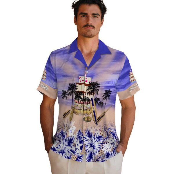 Birthday Tropical Canoe Hawaiian Shirt High quality