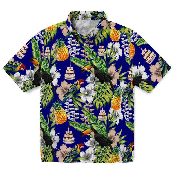 Birthday Tropical Toucan Hawaiian Shirt Best selling