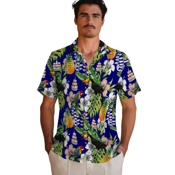 Birthday Tropical Toucan Hawaiian Shirt High quality