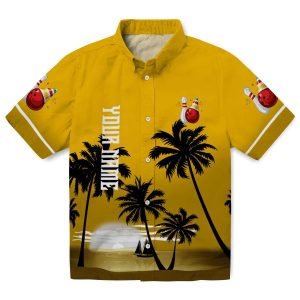 Bowling Beach Sunset Hawaiian Shirt Best selling