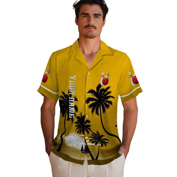 Bowling Beach Sunset Hawaiian Shirt High quality