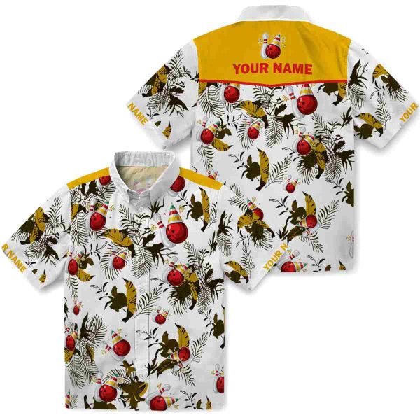 Bowling Botanical Theme Hawaiian Shirt Latest Model