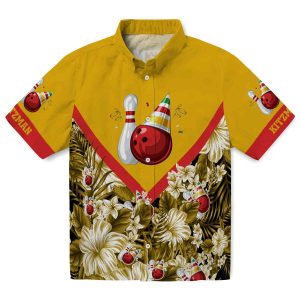 Bowling Floral Chevron Hawaiian Shirt Best selling