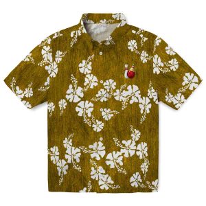 Bowling Hibiscus Clusters Hawaiian Shirt Best selling