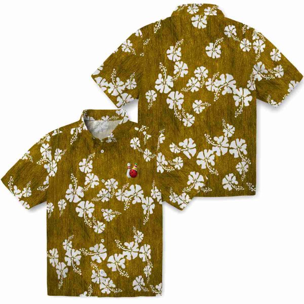 Bowling Hibiscus Clusters Hawaiian Shirt Latest Model