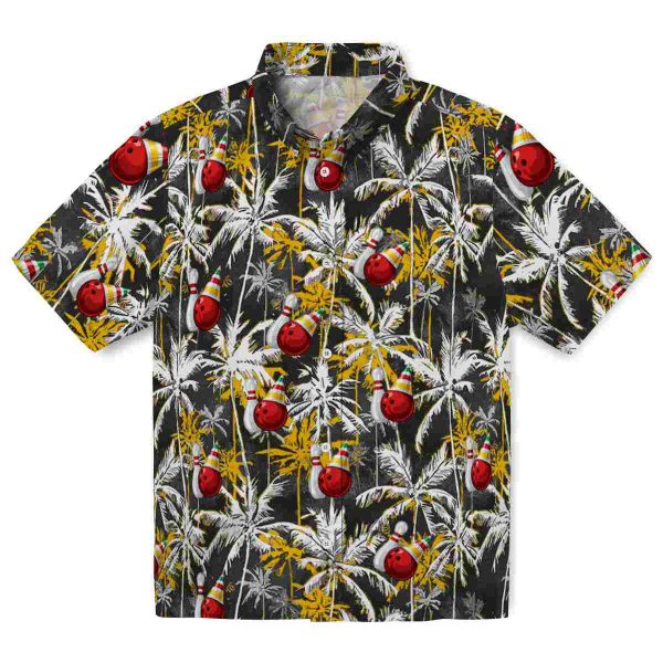 Bowling Palm Pattern Hawaiian Shirt Best selling