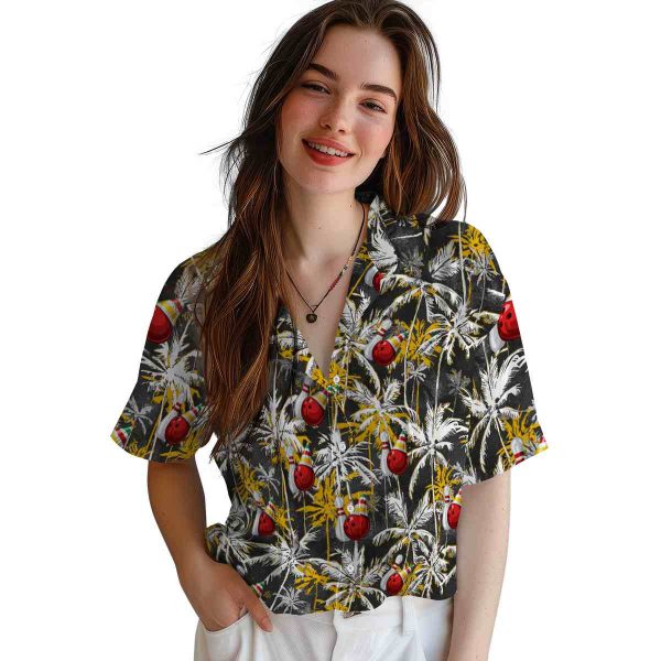 Bowling Palm Pattern Hawaiian Shirt Trendy