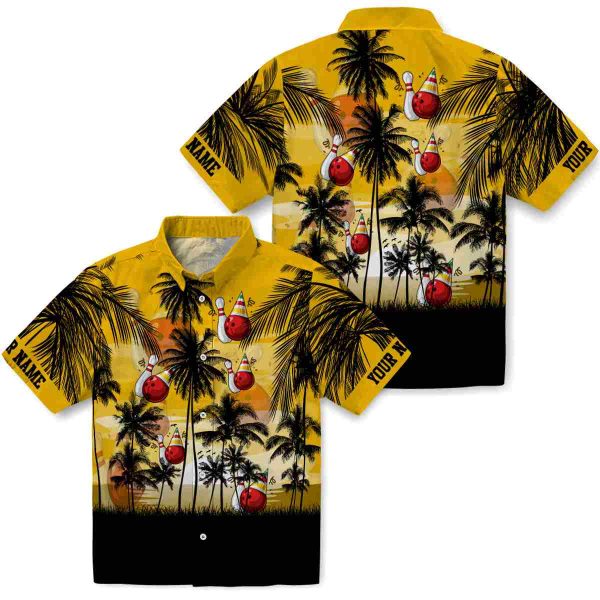 Bowling Sunset Scene Hawaiian Shirt Latest Model