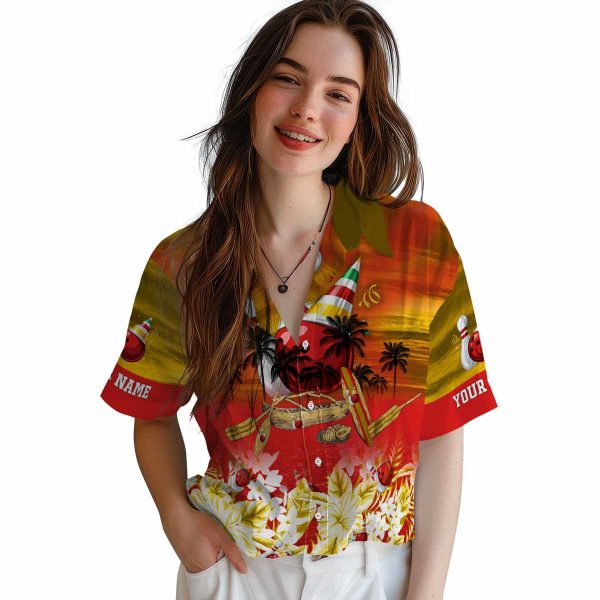 Bowling Tropical Canoe Hawaiian Shirt Trendy