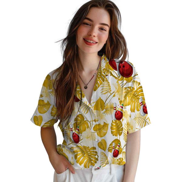 Bowling Tropical Plants Hawaiian Shirt Trendy