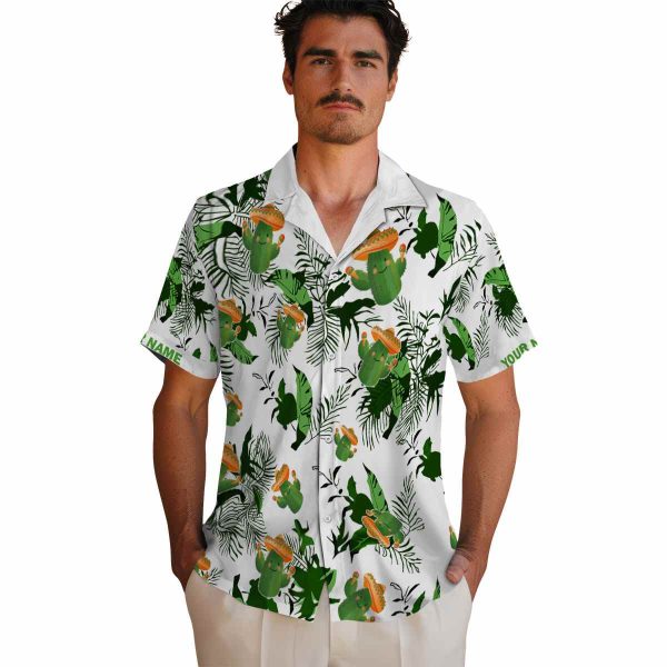 Cactus Botanical Theme Hawaiian Shirt High quality