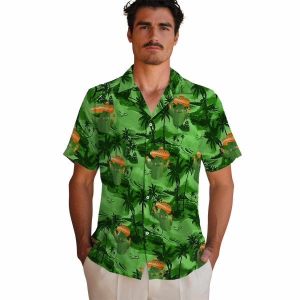 Cactus Coastal Palms Hawaiian Shirt High quality