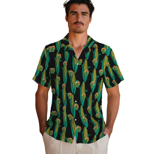 Cactus Corn Motifs Hawaiian Shirt High quality