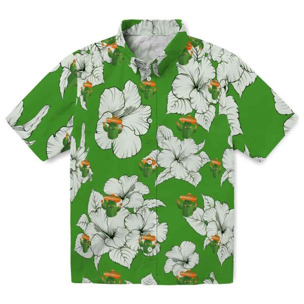 Cactus Hibiscus Blooms Hawaiian Shirt Best selling