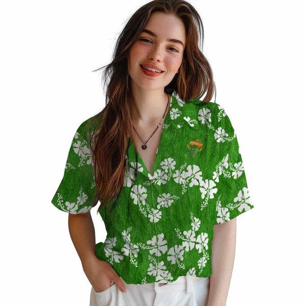 Cactus Hibiscus Clusters Hawaiian Shirt Trendy