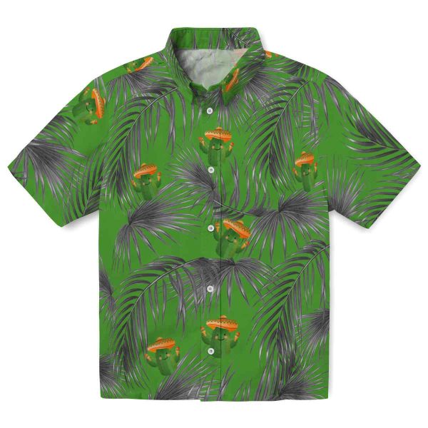 Cactus Leafy Palms Hawaiian Shirt Best selling