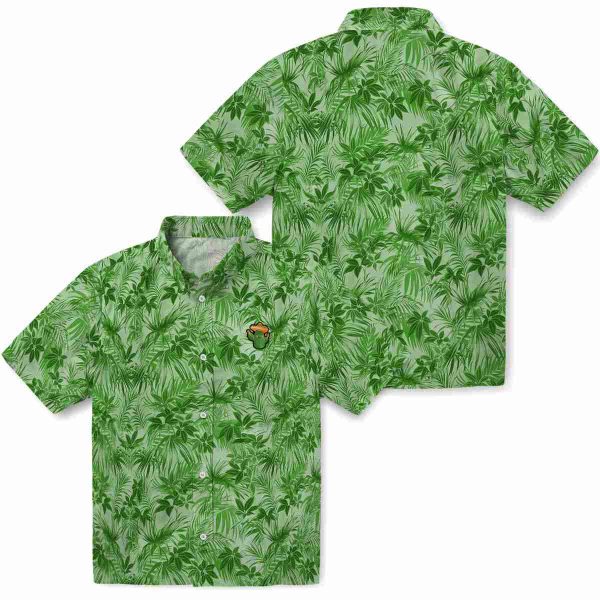 Cactus Leafy Pattern Hawaiian Shirt Latest Model