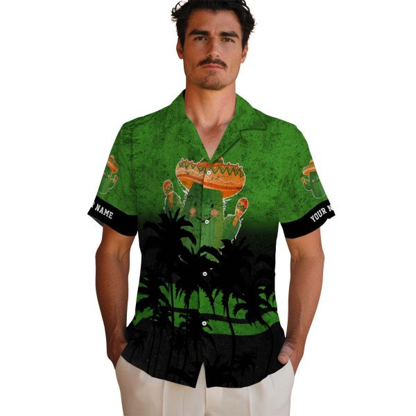 Cactus Sunset Pattern Hawaiian Shirt High quality