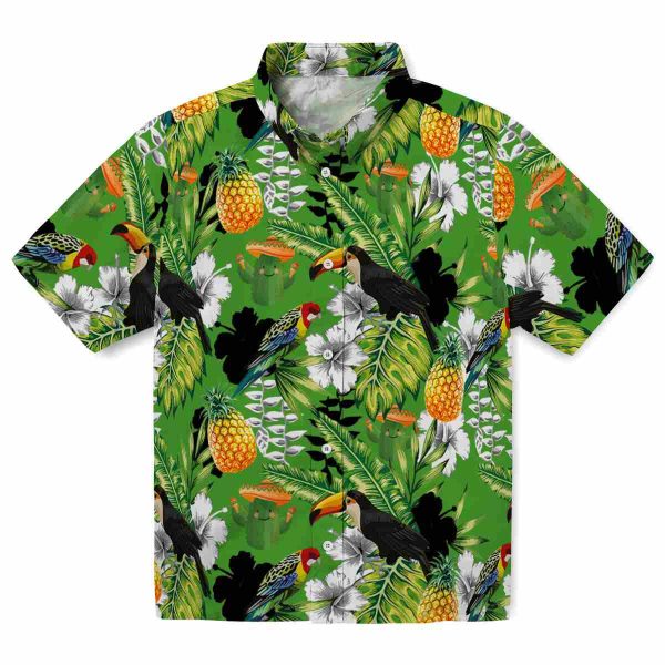 Cactus Tropical Toucan Hawaiian Shirt Best selling