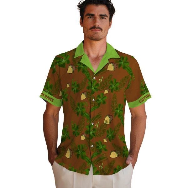 Capybara Botanical Print Hawaiian Shirt High quality