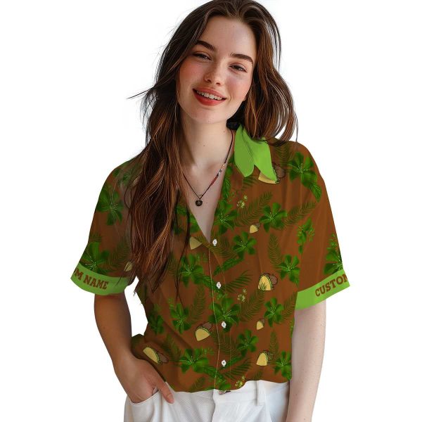 Capybara Botanical Print Hawaiian Shirt Trendy