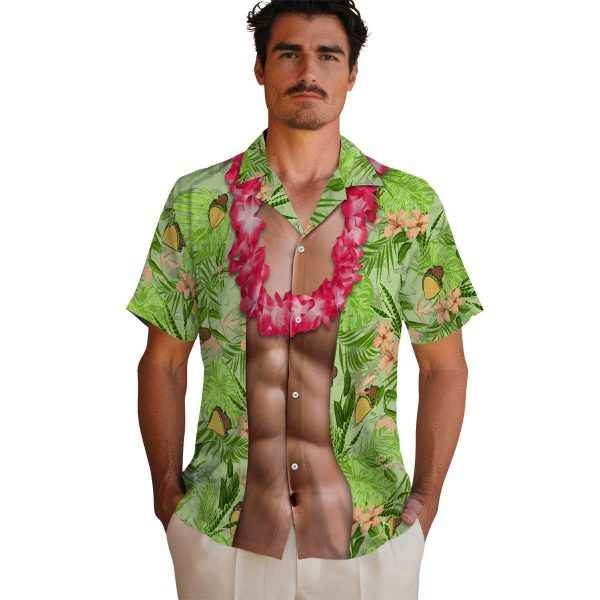 Capybara Chest Illusion Hawaiian Shirt High quality