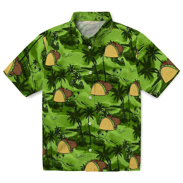 Capybara Coastal Palms Hawaiian Shirt Best selling