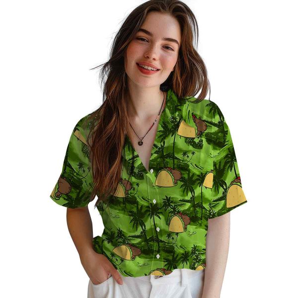 Capybara Coastal Palms Hawaiian Shirt Trendy