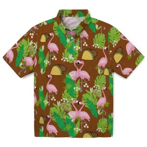 Capybara Flamingo Foliage Hawaiian Shirt Best selling
