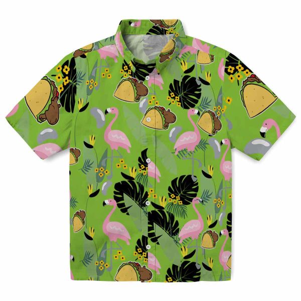 Capybara Flamingo Leaves Hawaiian Shirt Best selling