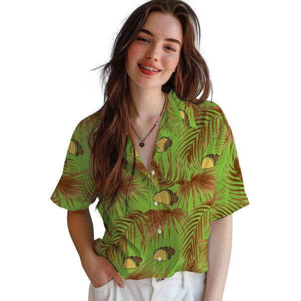 Capybara Leafy Palms Hawaiian Shirt Trendy