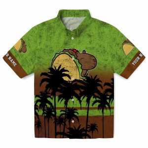 Capybara Sunset Pattern Hawaiian Shirt Best selling