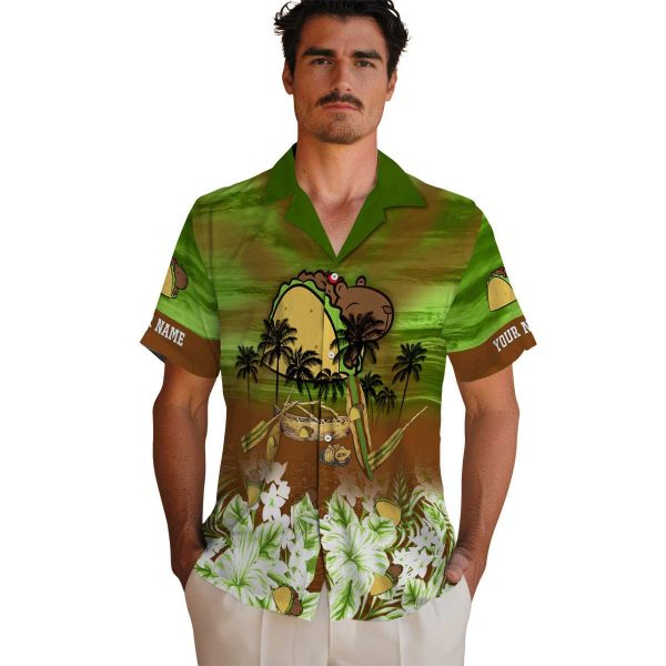 Capybara Tropical Canoe Hawaiian Shirt High quality