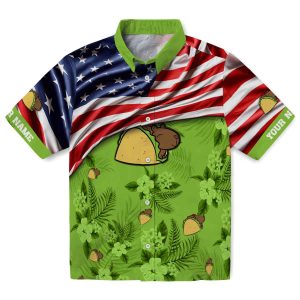 Capybara US Flag Hibiscus Hawaiian Shirt Best selling