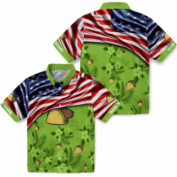 Capybara US Flag Hibiscus Hawaiian Shirt Latest Model