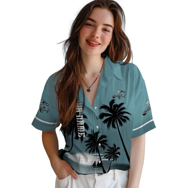 Car Beach Sunset Hawaiian Shirt Trendy