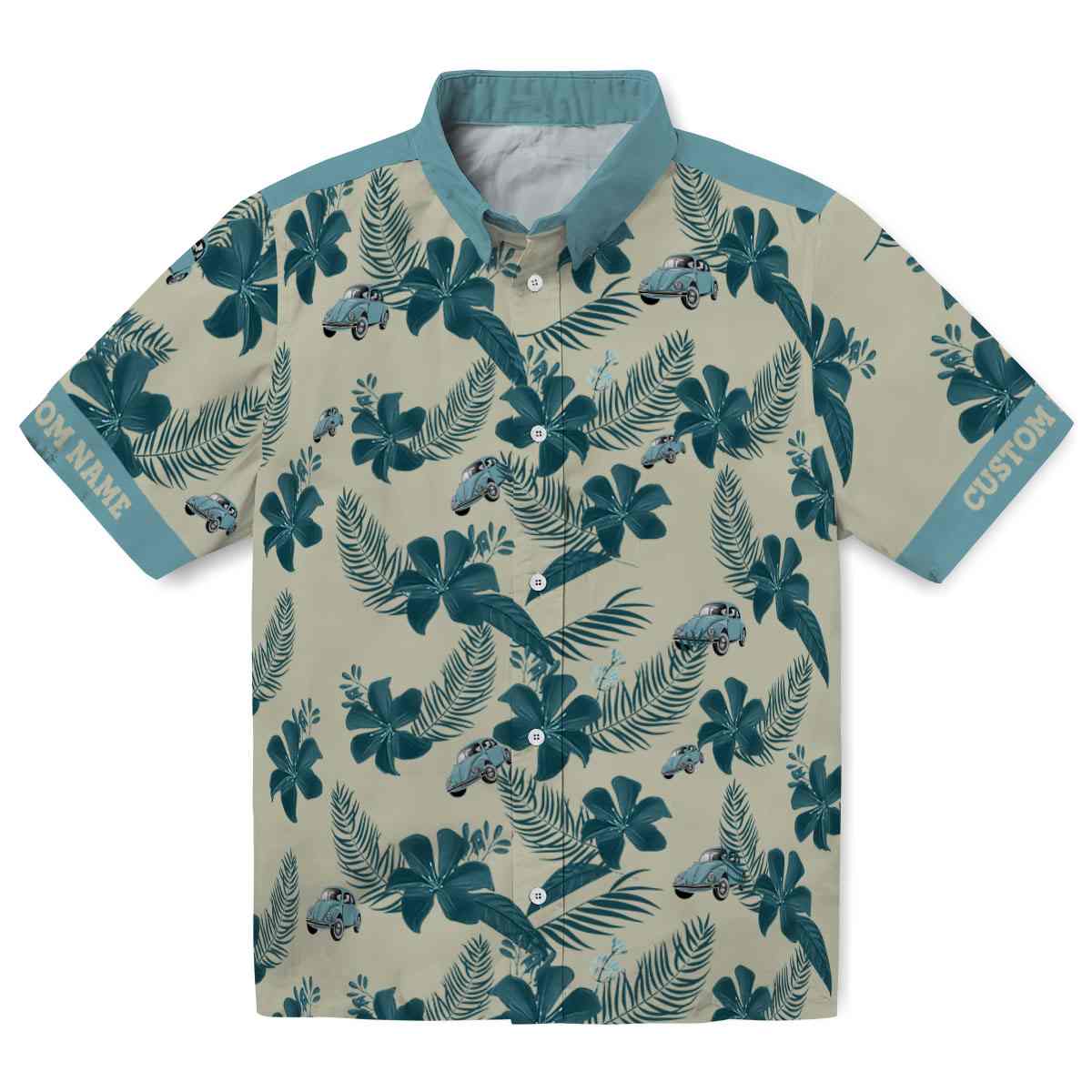 Car Botanical Print Hawaiian Shirt Best selling
