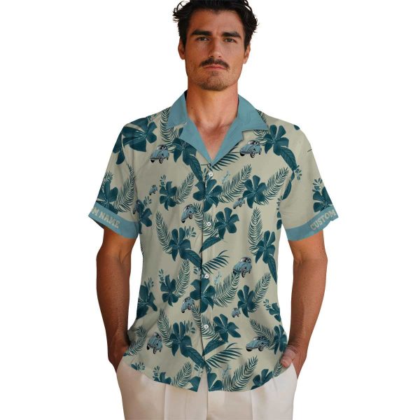 Car Botanical Print Hawaiian Shirt High quality