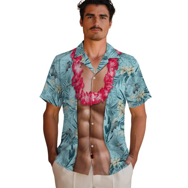 Car Chest Illusion Hawaiian Shirt High quality