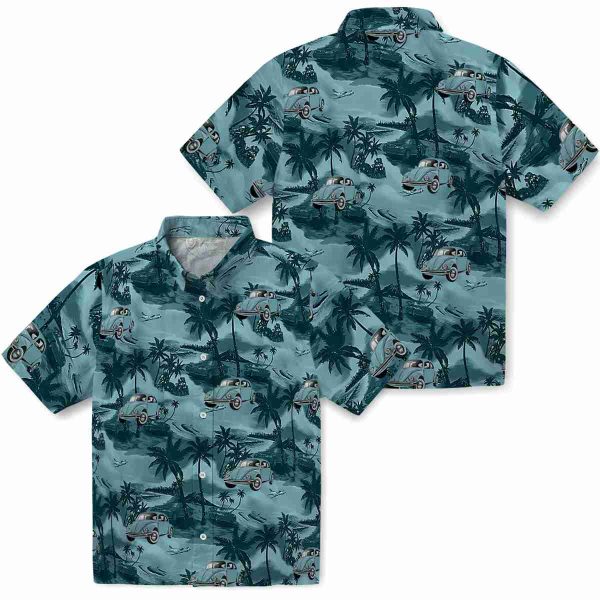 Car Coastal Palms Hawaiian Shirt Latest Model