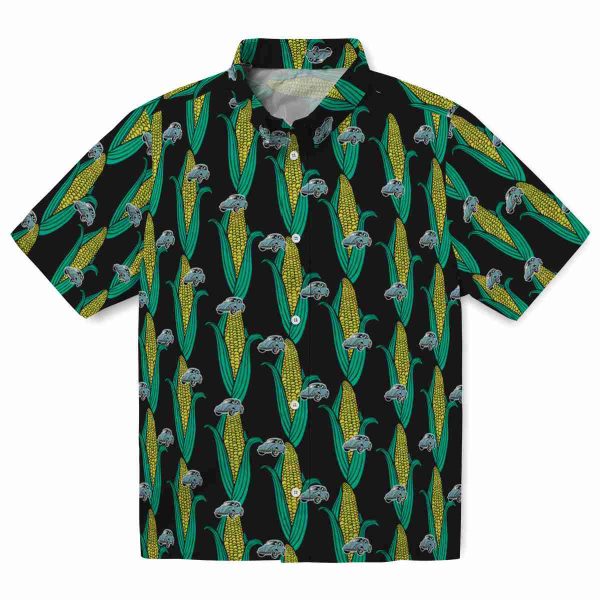 Car Corn Motifs Hawaiian Shirt Best selling