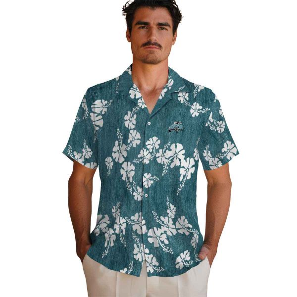 Car Hibiscus Clusters Hawaiian Shirt High quality