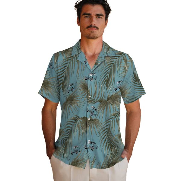 Car Leafy Palms Hawaiian Shirt High quality